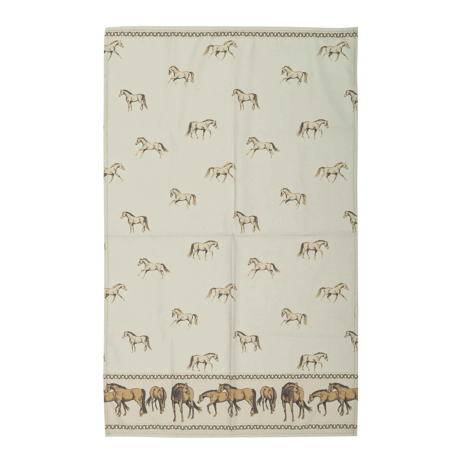 AWST Int'l Lila Horses on the Border Kitchen Towel