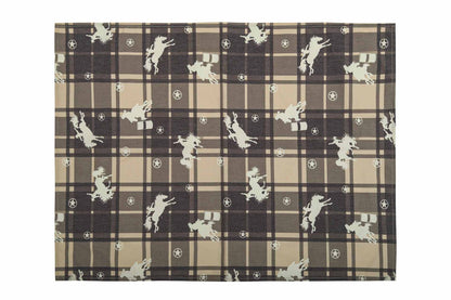 AWST Int'l Lila Rodeo Plaid Kitchen Towel