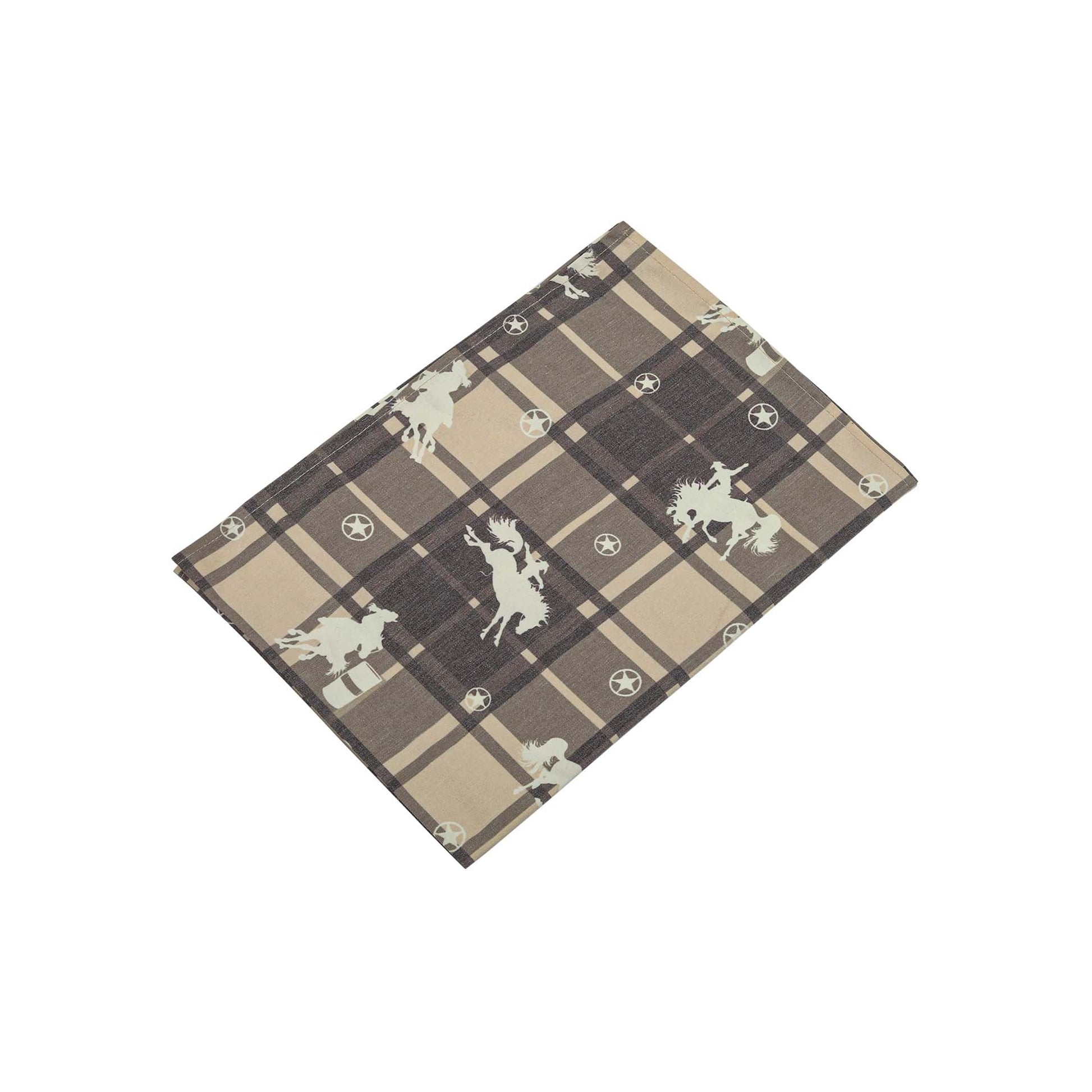 AWST Int'l Lila Rodeo Plaid Kitchen Towel