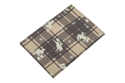 AWST Int'l Lila Rodeo Plaid Kitchen Towel