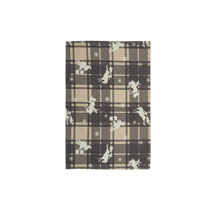 AWST Int'l Lila Rodeo Plaid Kitchen Towel