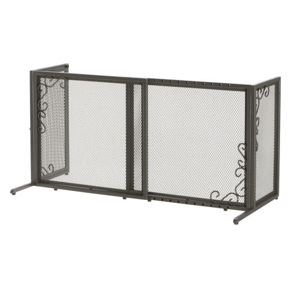 Richell Freestanding Metal Mesh Pet Gate