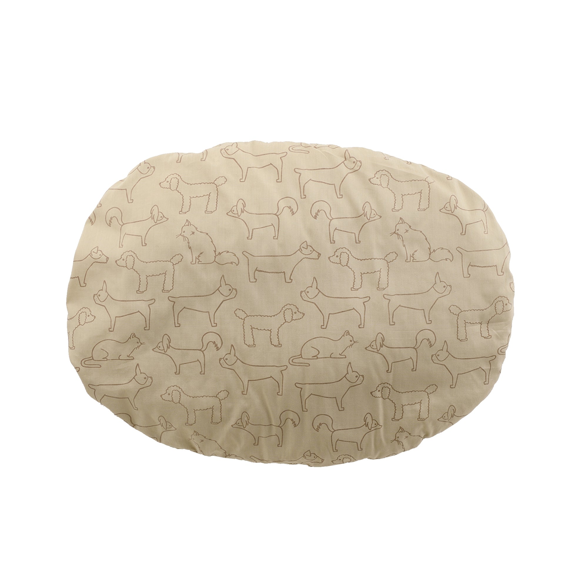 Richell Oval Plastic Pet Bed
