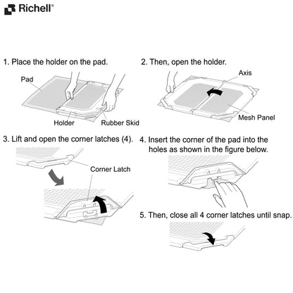 Richell PAW TRAX Potty Pad Holder