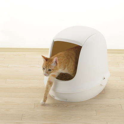 Richell PAW TRAX Dome Hooded Cat Litter Box