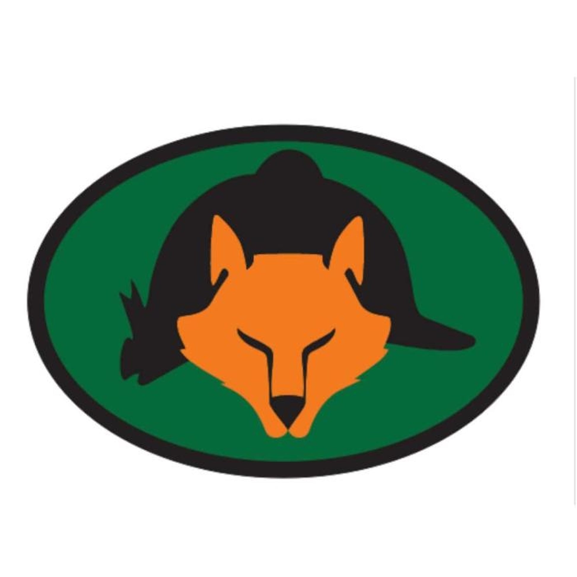 EURO Orange Fox & Helmet Decals - Set Of 3
