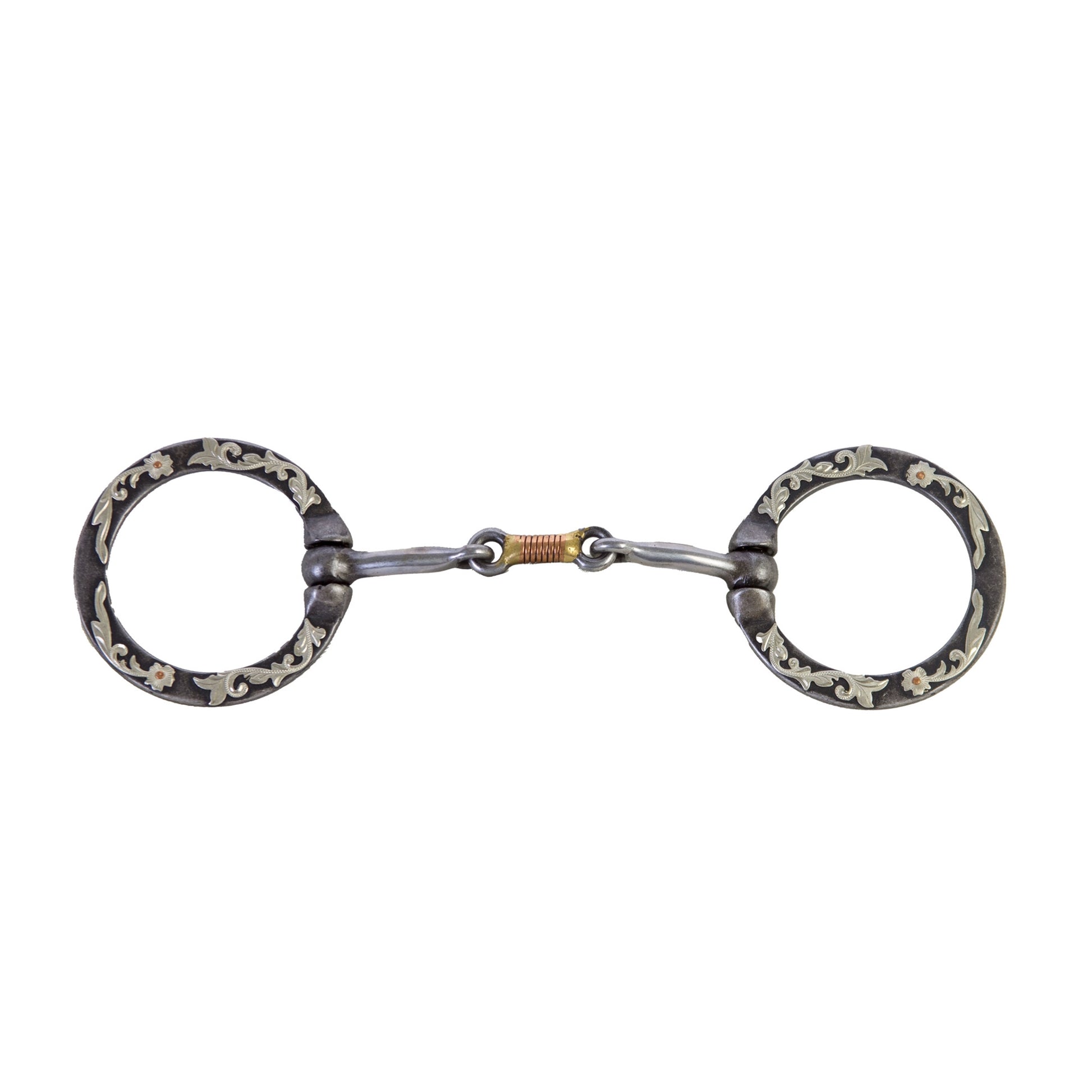 Dogbone Ring with Floral Bit