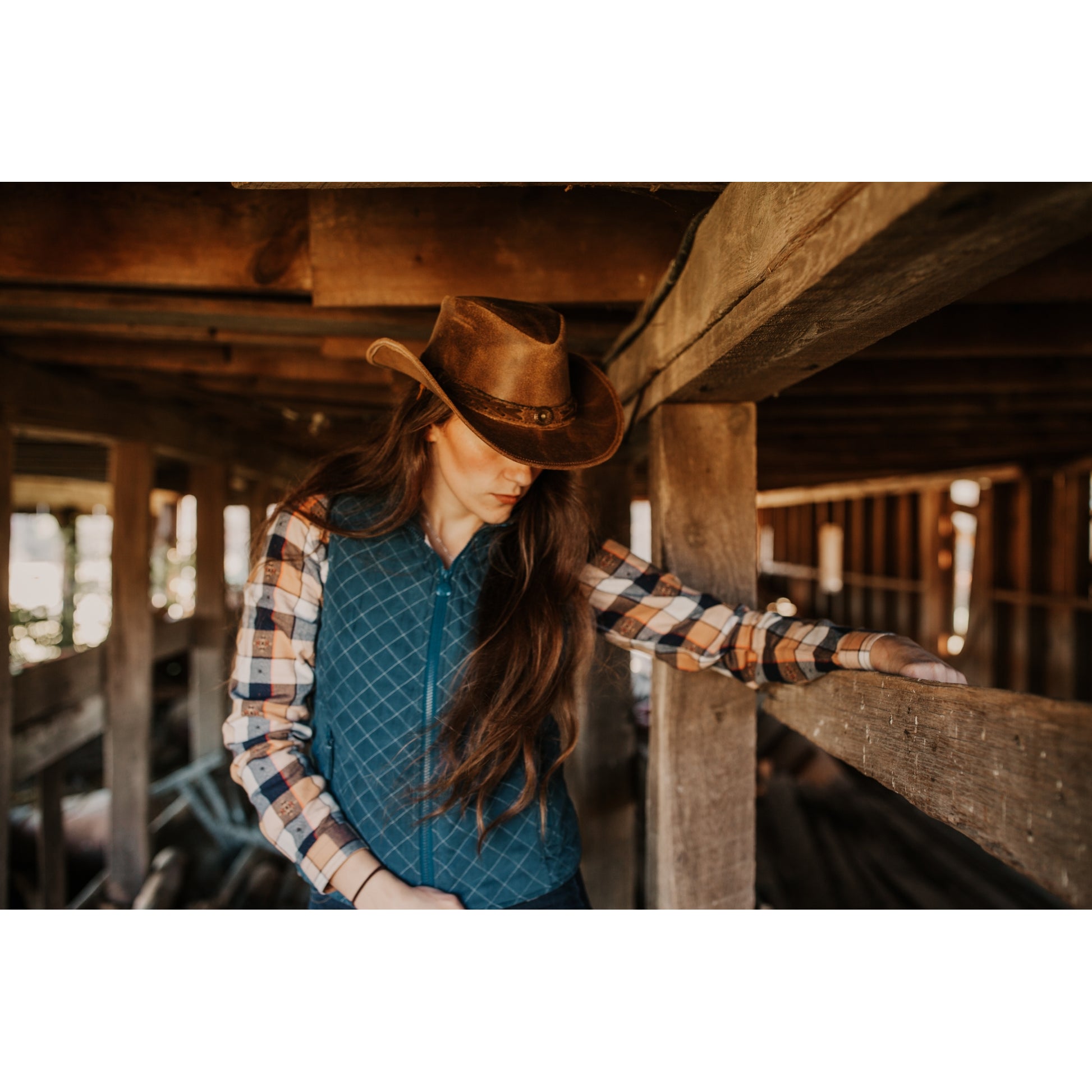 Outback Trading Ridge Leather Hat