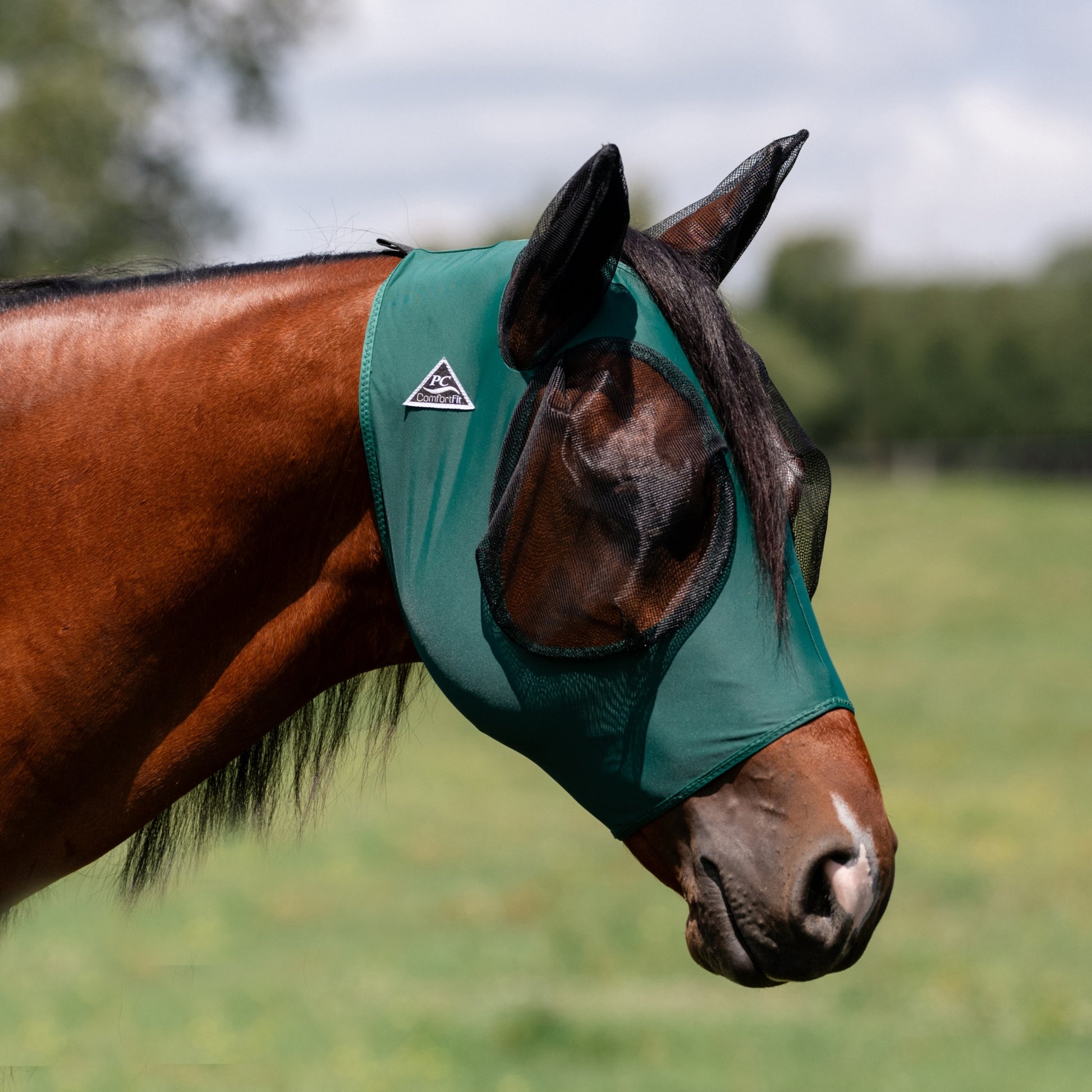 Professionals Choice ComfortFit Fly Mask Solid