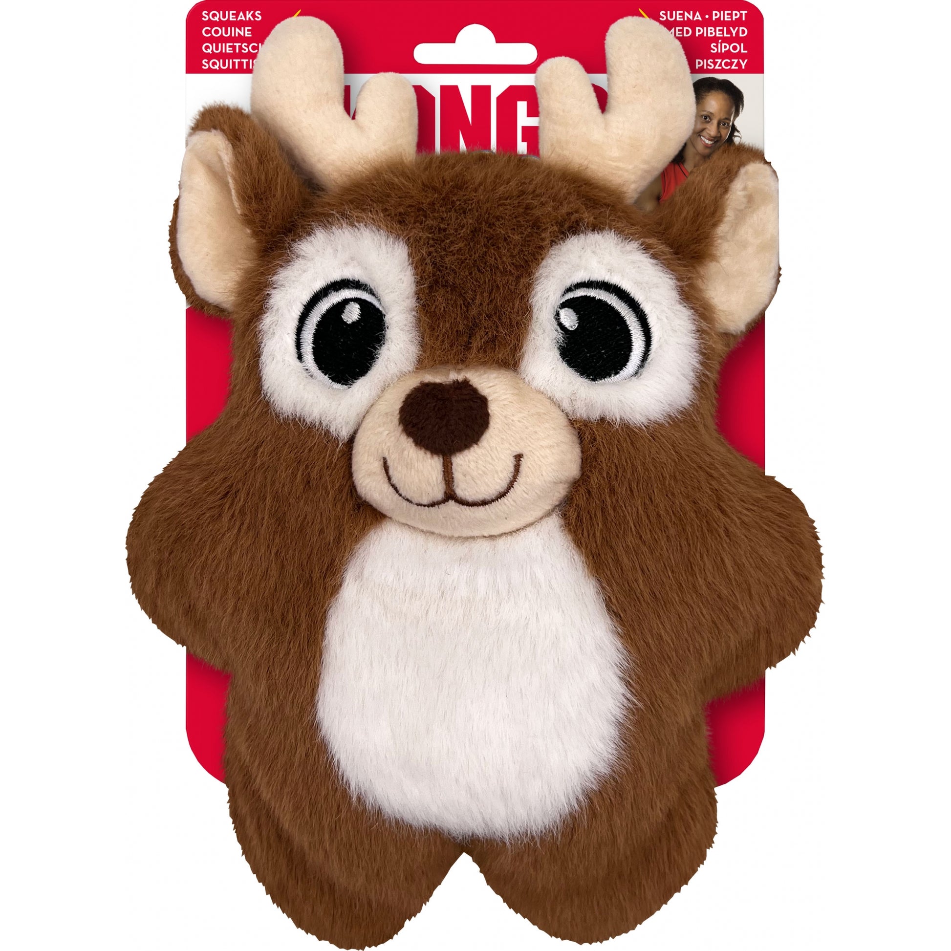 KONG Holiday Snuzzles Reindeer
