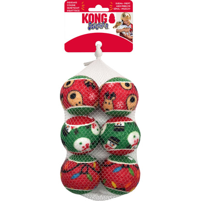 KONG Holiday Squeakair Balls