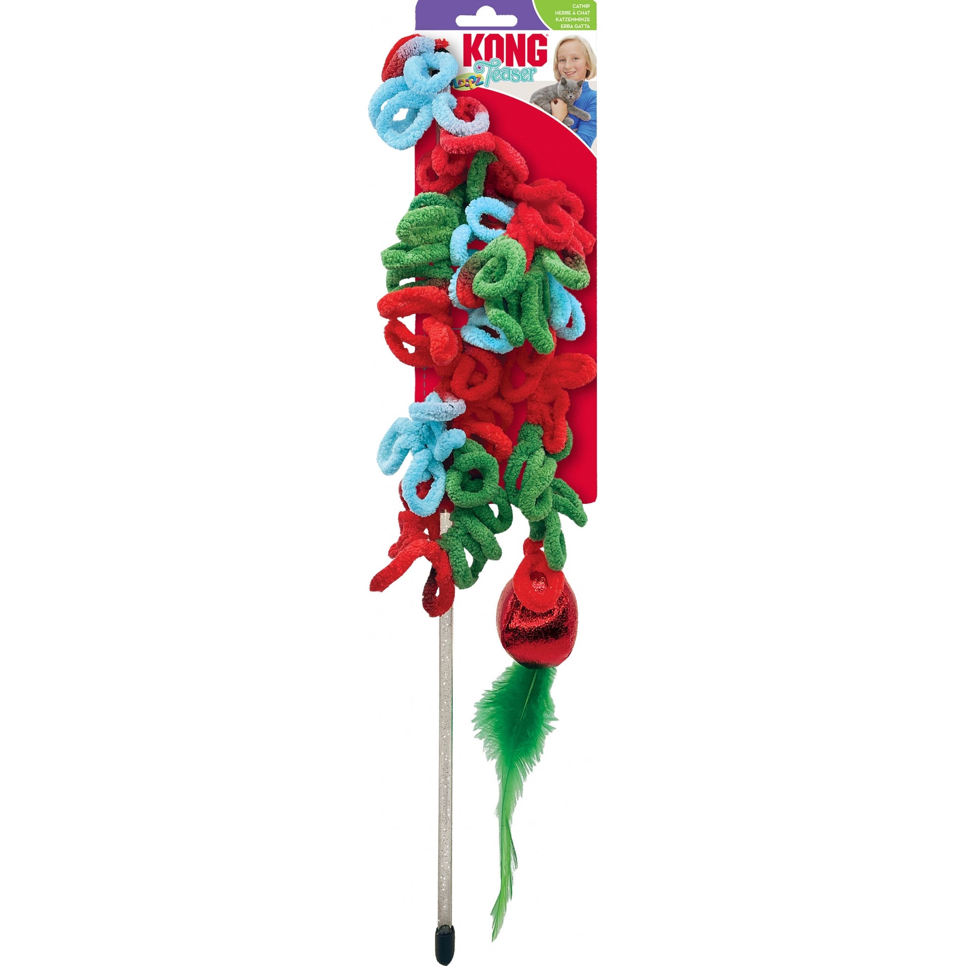 KONG Holiday Teaser Loopz Cat Toy