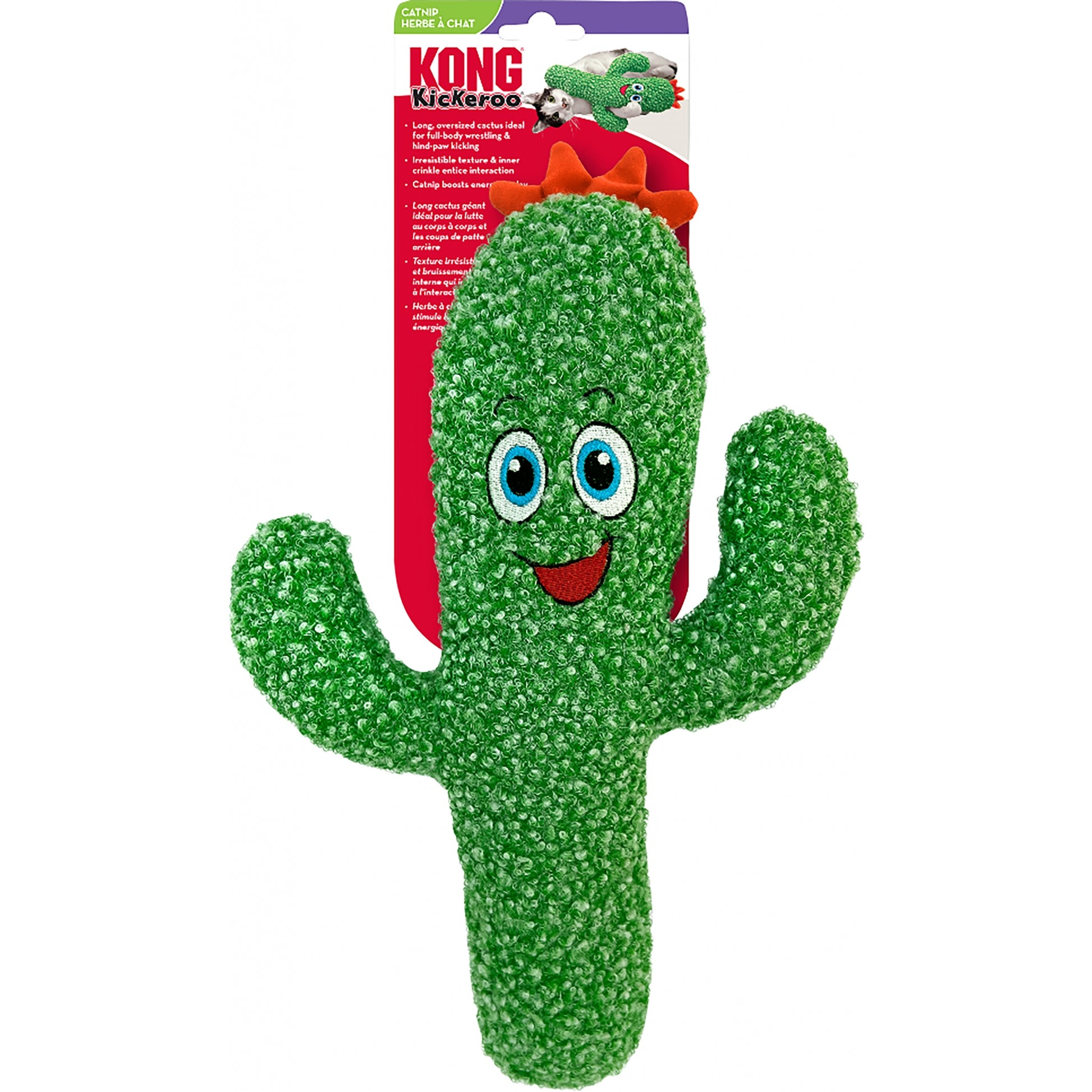 KONG Kickeroo Cactus Cat Toy