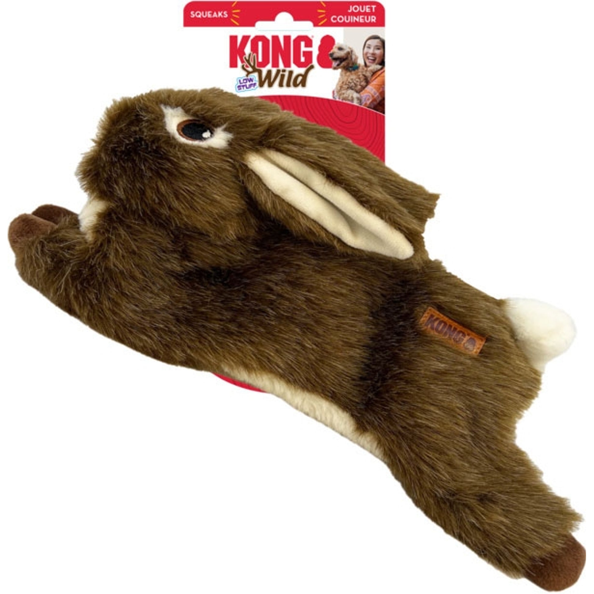 KONG Wild Low Stuff Rabbit