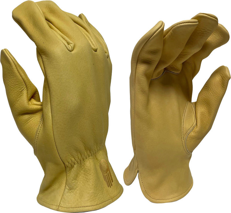 Aqua-Hyde Mens Cowhide Driver Gloves
