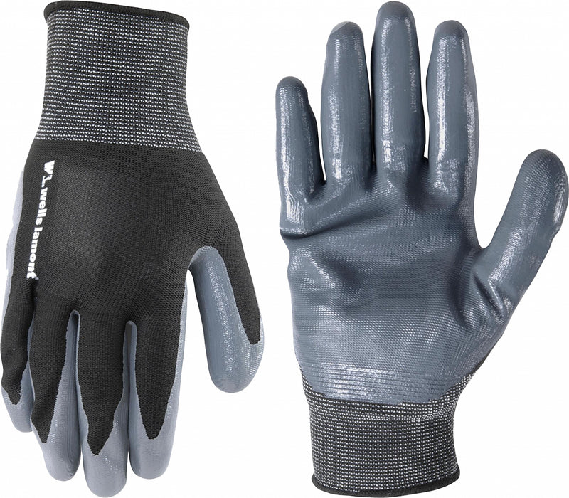 Wells Lamont Mens Nitrile Coated Gloves