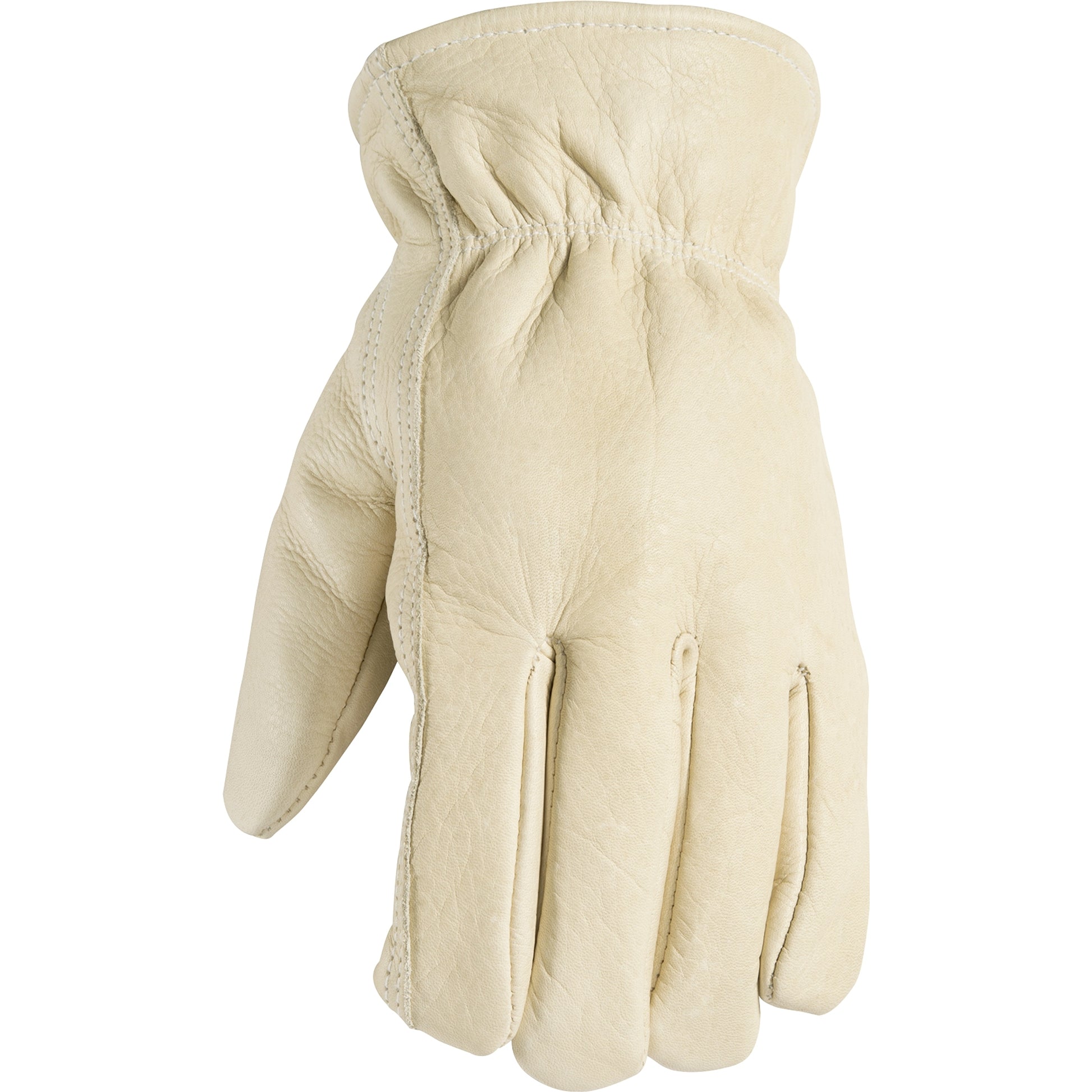 Wells Lamont Mens Cowhide Slip-On Work Gloves