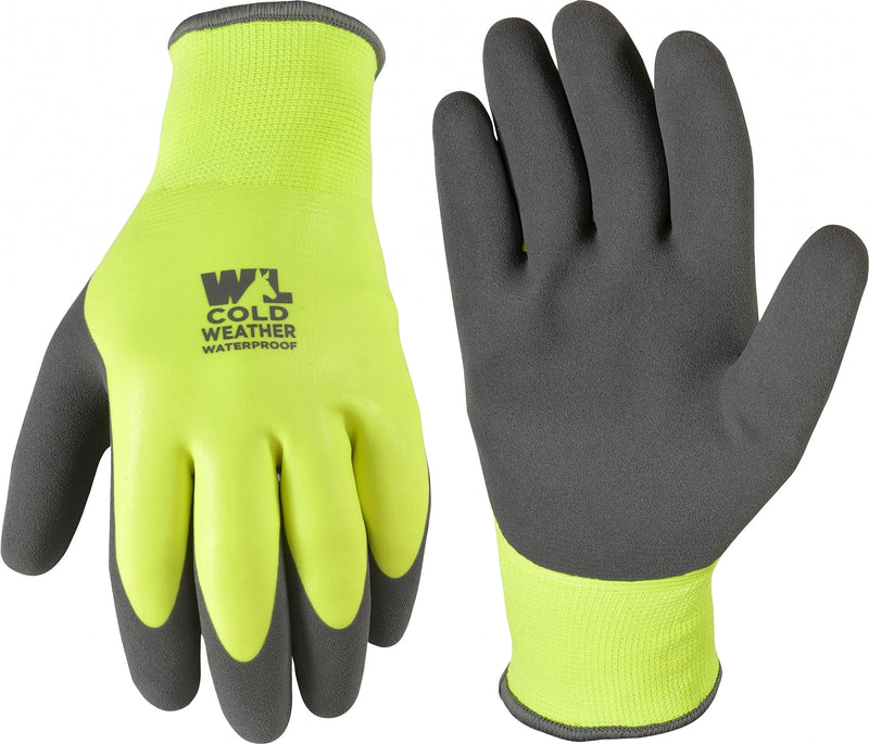 Wells Lamont Mens Double Coated Latex Grip Gloves