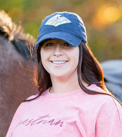 Dapplebay Dog & Pony Club Distressed Barn Hat