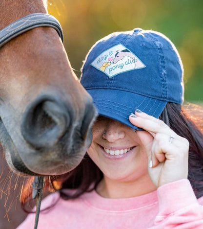 Dapplebay Dog & Pony Club Distressed Barn Hat