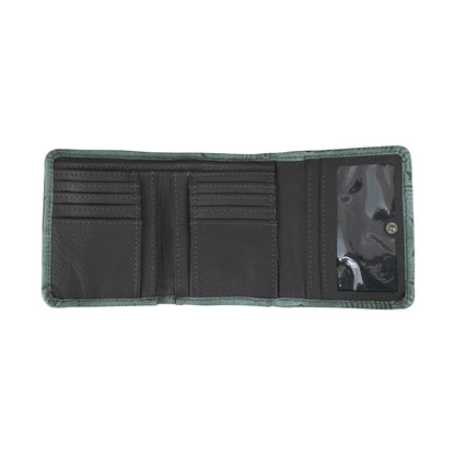 American West Ladies Small Tri-Fold Wallet