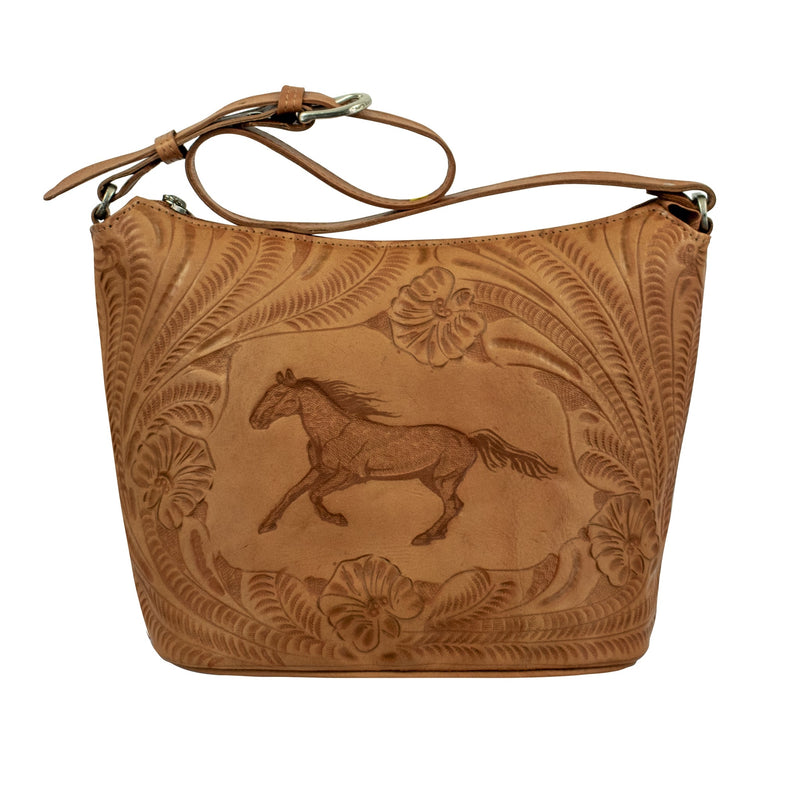 American West Hitchin' Post Zip Top Bucket Tote