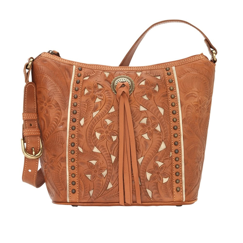 American West Hill Country Zip Top Bucket Tote