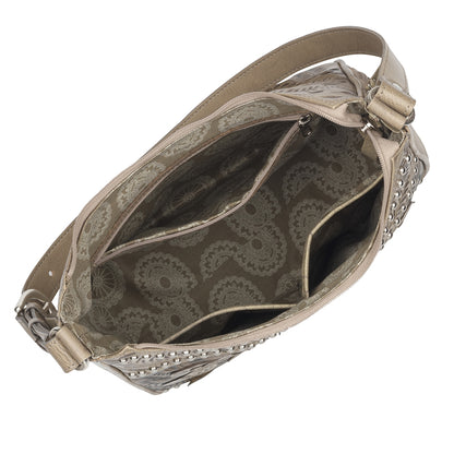 American West Annie's Secret Zip-Top Shoulder Bag with Conceal Carry Pocket