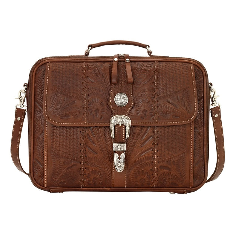 American West Classic Travel Laptop Briefcase