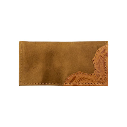 American West Waxed Leather Mens Rodeo Wallet
