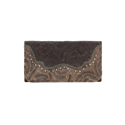 American West Saddle Ridge Ladies Tri-Fold Wallet