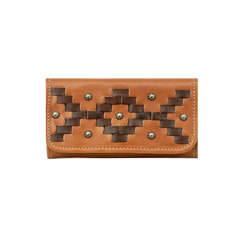 American West Tribal Weave Ladies Tri-Fold Wallet