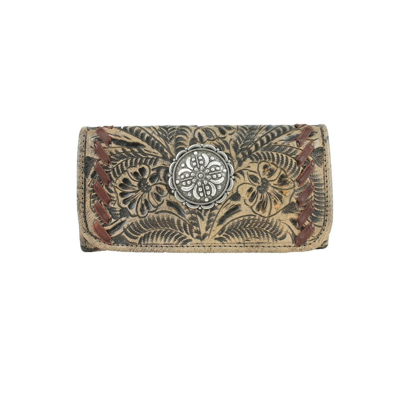 American West Lariats and Lace Tri-Fold Wallet