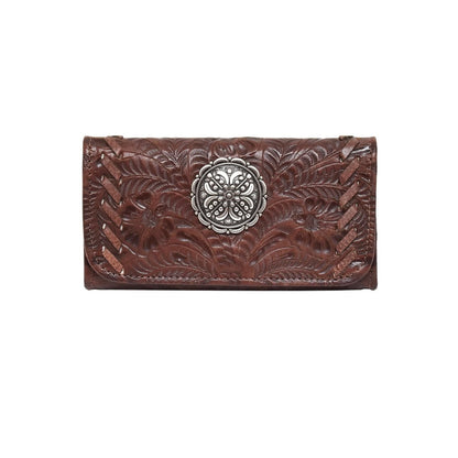 American West Lariats and Lace Tri-Fold Wallet