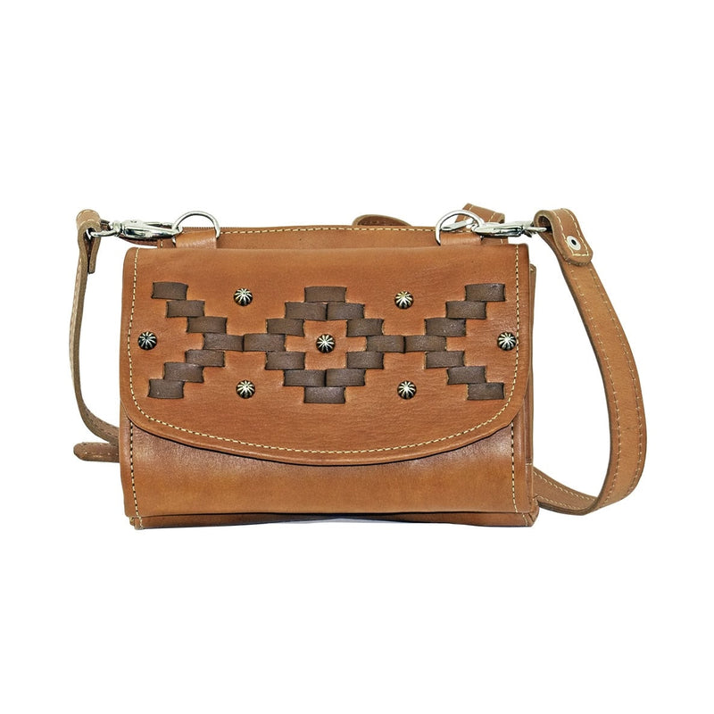 American West Tribal Weave Crossbody Bag/Wallet