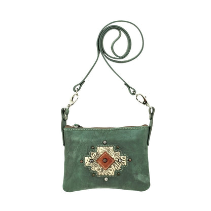 American West Navajo Soul Crossbody/Hip Bag with Detachable Strap