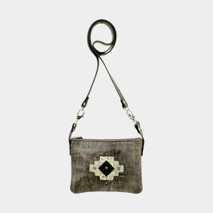 American West Navajo Soul Crossbody/Hip Bag with Detachable Strap