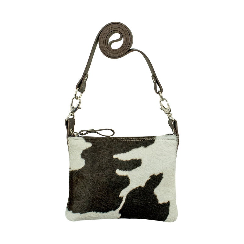 American West Pony Trail Rider Hip/Crossbody Bag with Hair-On Hide