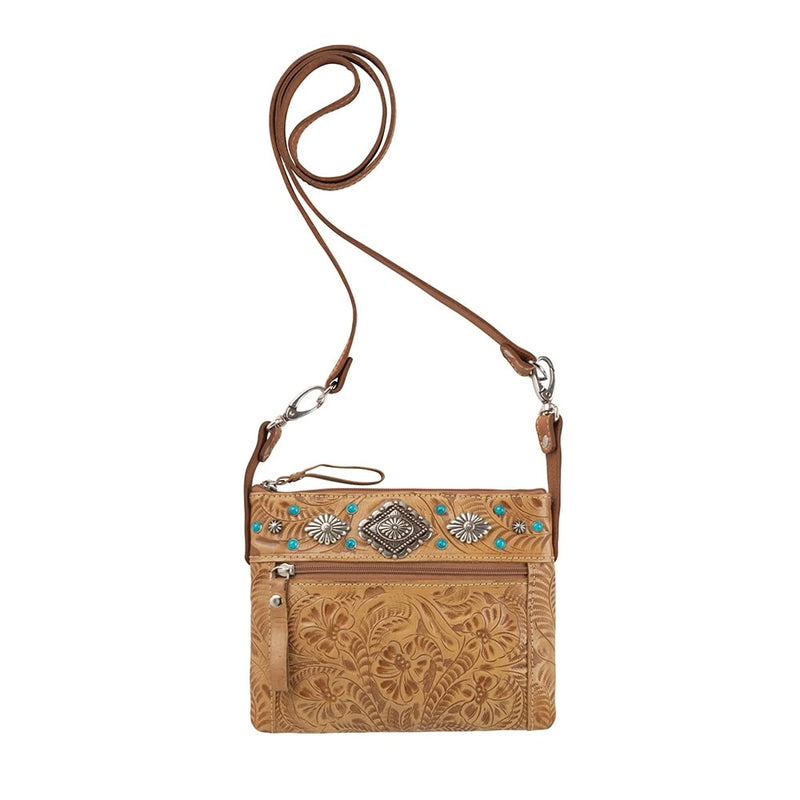 American West Trail Rider Crossbody/Hip Bag with Detachable Stap