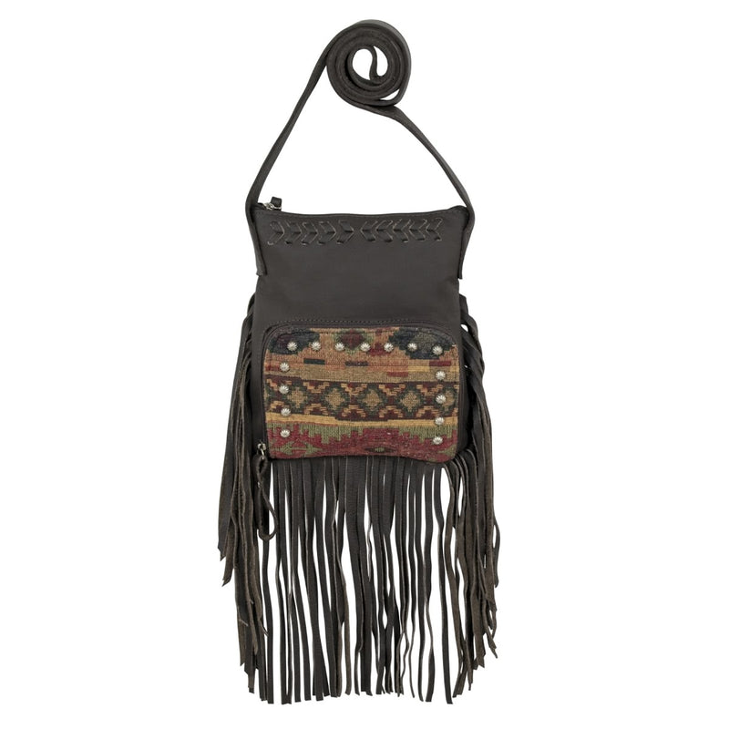 American West Fringed Cowgirl Crossbody with Fringe