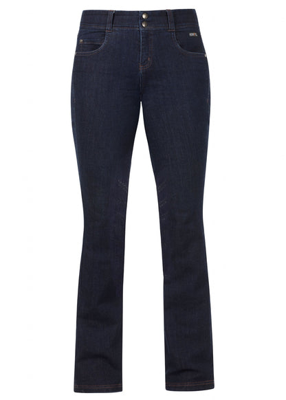 Kerrits Stretch Denim Silicone Knee Patch Bootcut Riding Pants - Regular