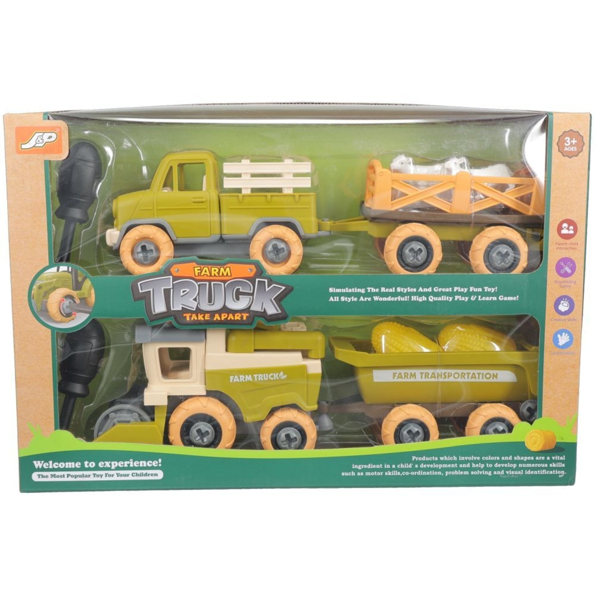 Gift Corral Toy Truck & Combine Set