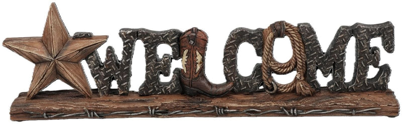 Tough1 Western Welcome Tabletop Dcor