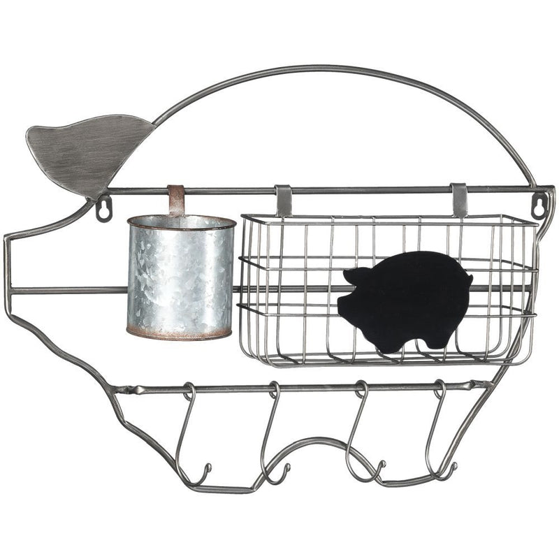 Gift Corral Pig Wall Organizer