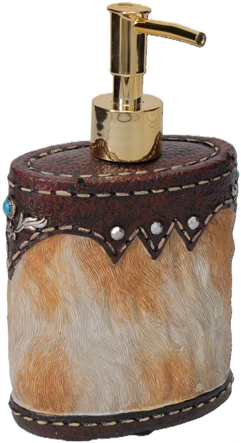 Tough1 Cowhide Print Soap Pump