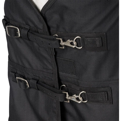 Tough1 1200D Tooled Leather Turnout Sheet with Snuggit