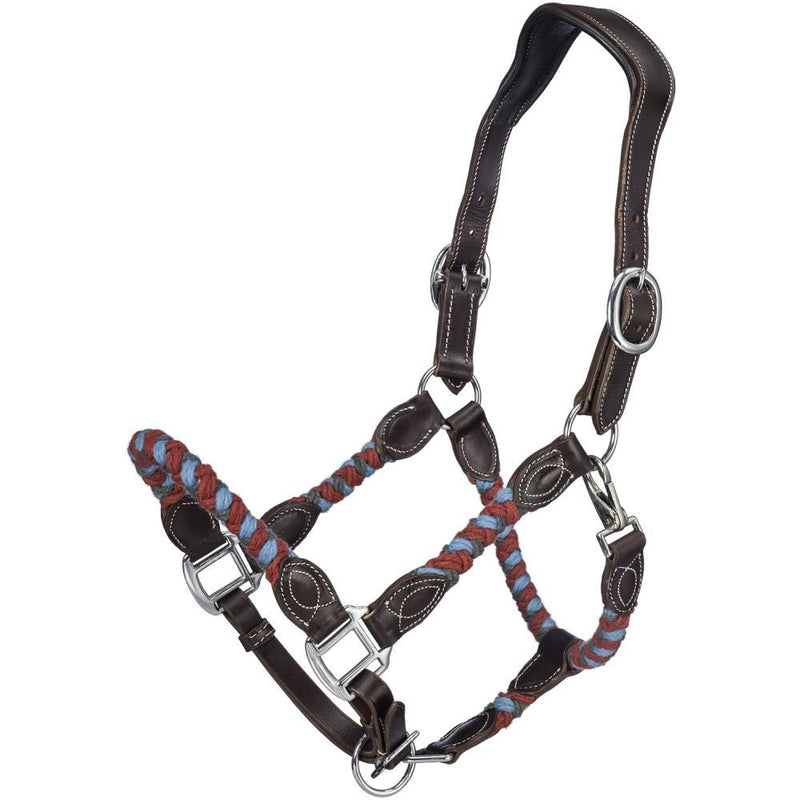 Tough1 Wool String Leather Halter