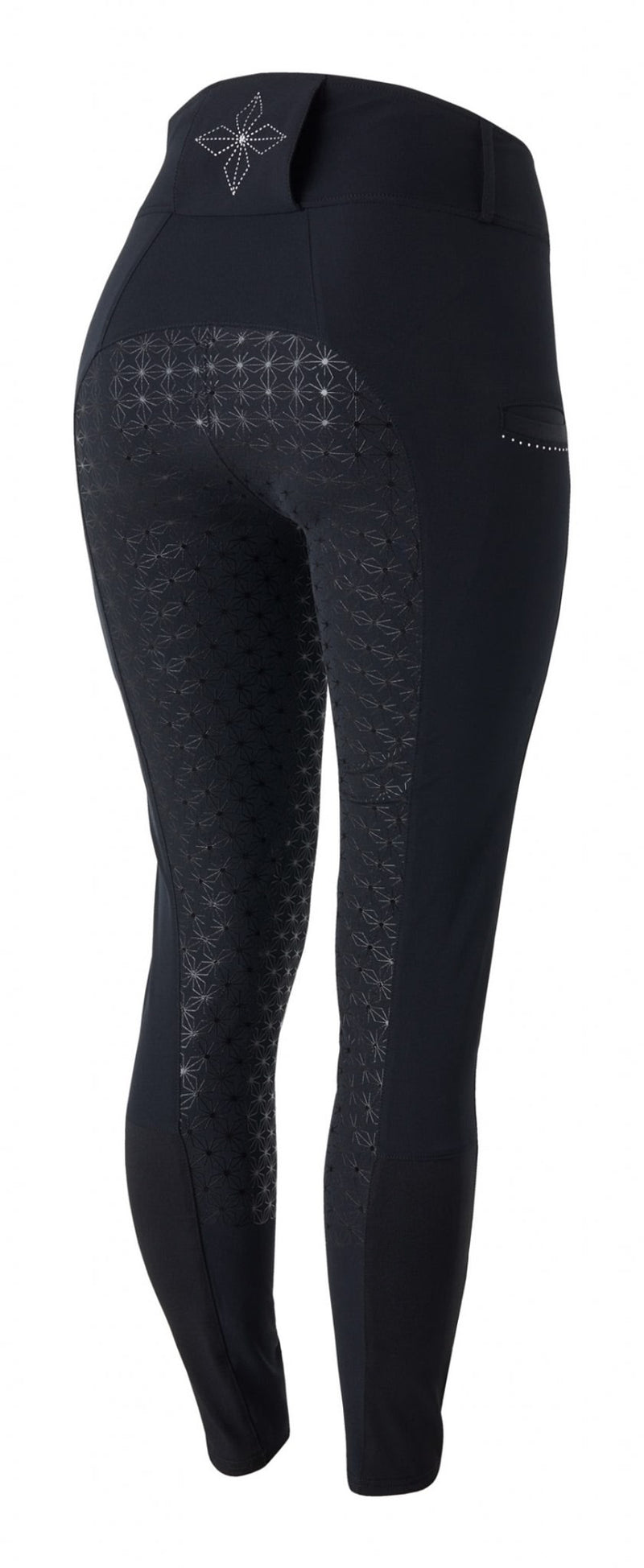 Horze Eliza Ladies Crystal Detailed Full Seat Breeches