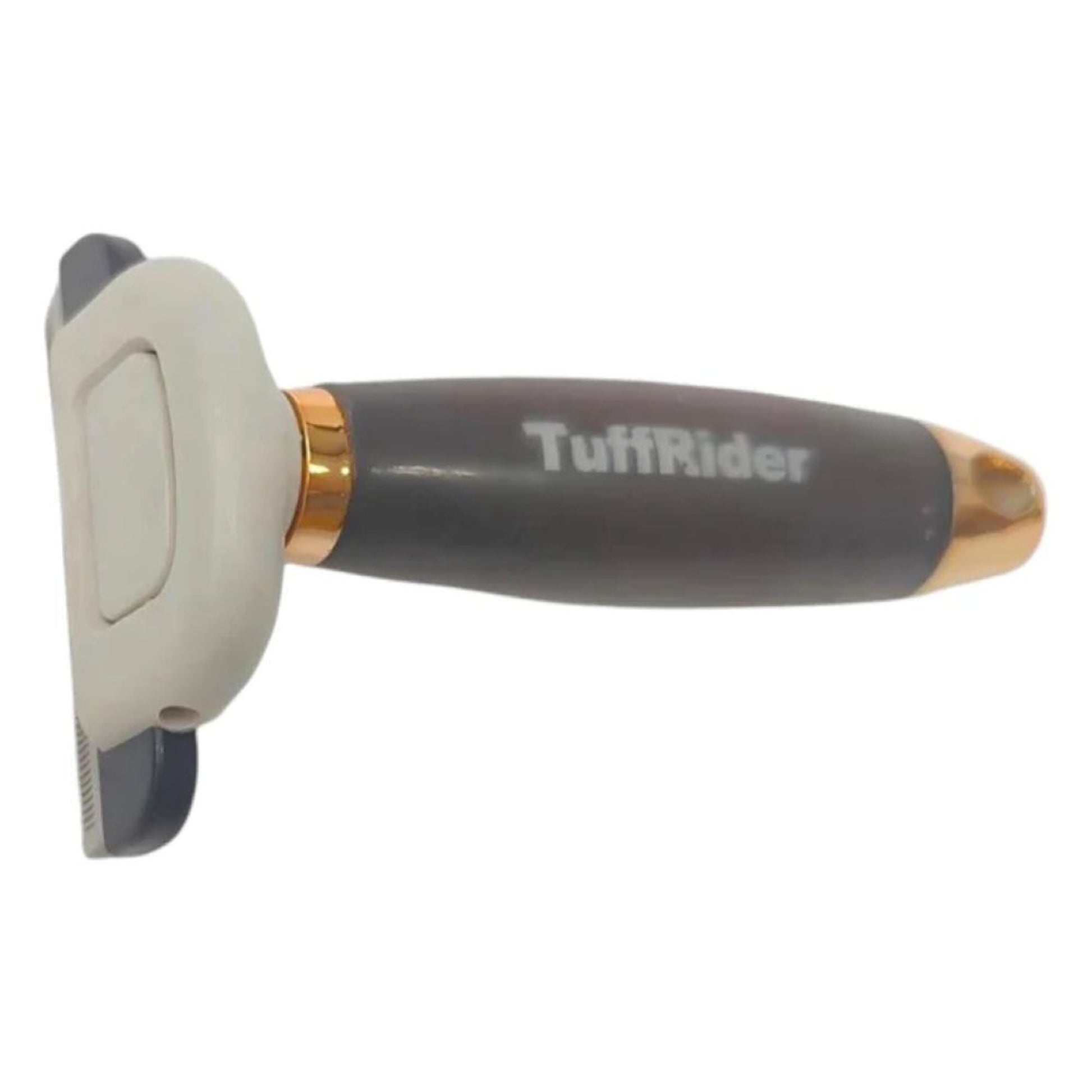 Tuffrider Metal Blade Moulting Comb with Soft Gel Grip