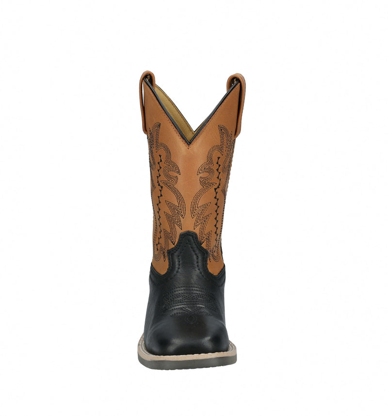 Smoky Mountain Youth Garrett Square Toe Leather Boots